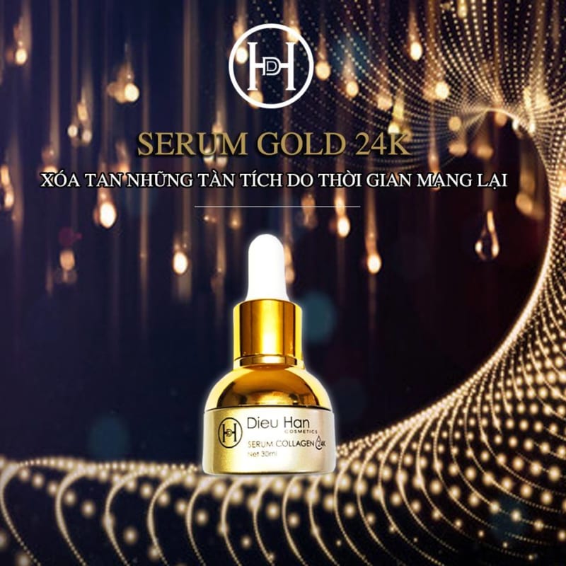 Serum Collagen Tinh Chất Vàng 24k